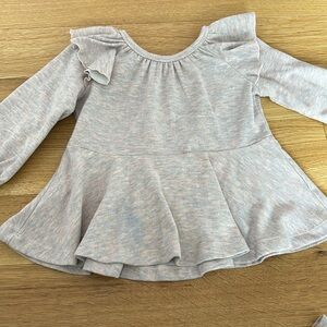 Mabel and Honey pinkish grey sweater set